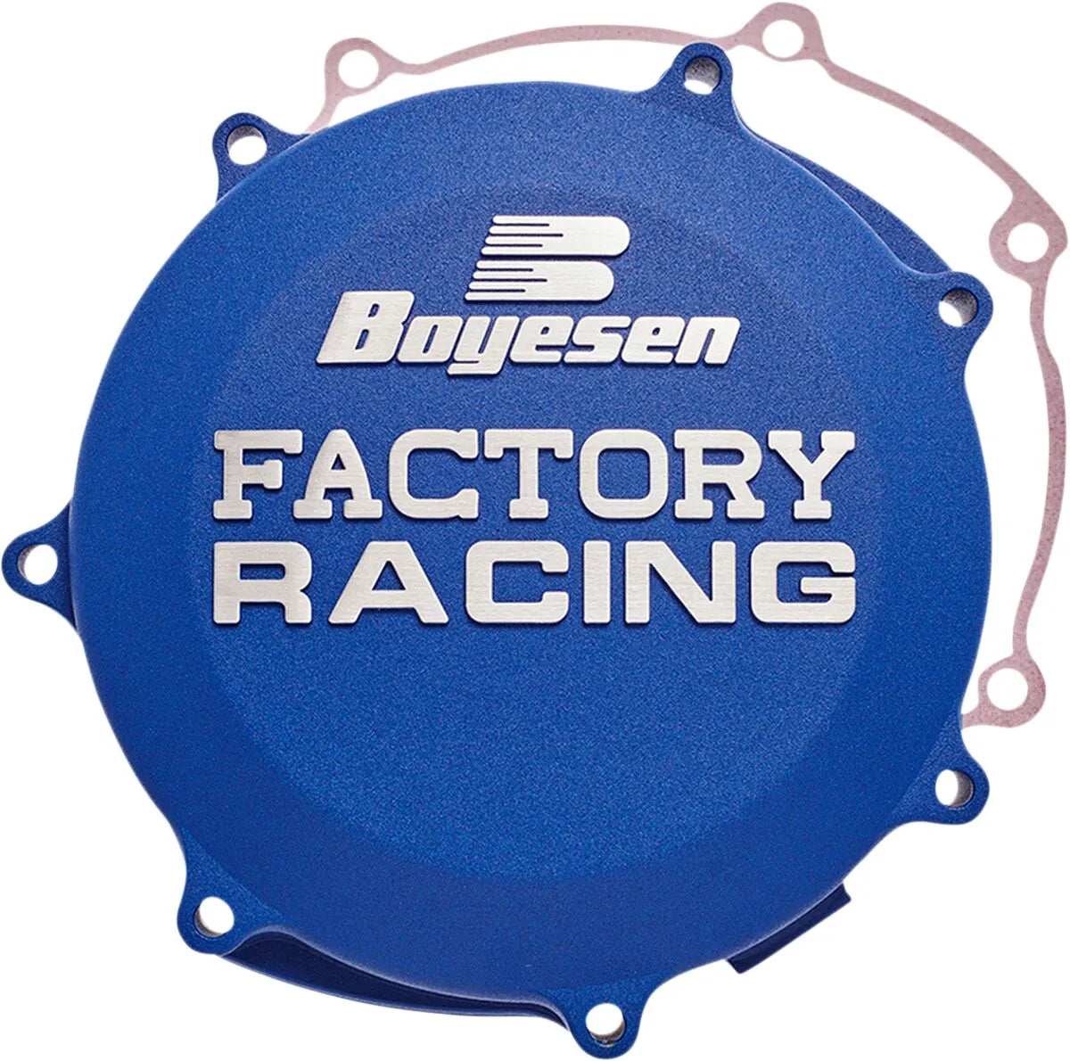 Boyesen Factory Clutch Cover - Blue Anodized Aluminum