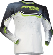 Moose Offroad Youth Qualifier Jersey - Black/Green/White