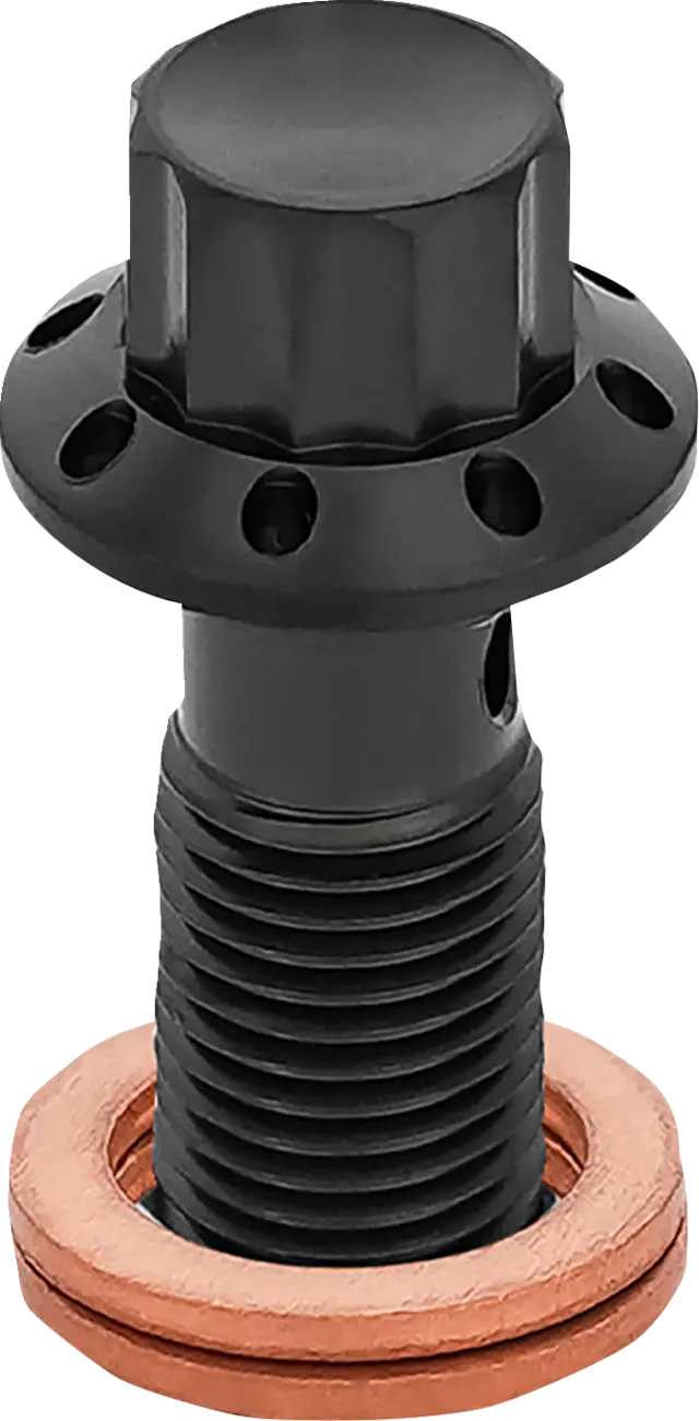 Arlen Ness Titanium Banjo Bolt for 3/8-24 Brake Lines