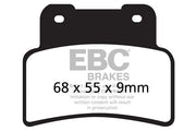 Ebc Sfa Series Organiska Bromsbelägg För Scootrar