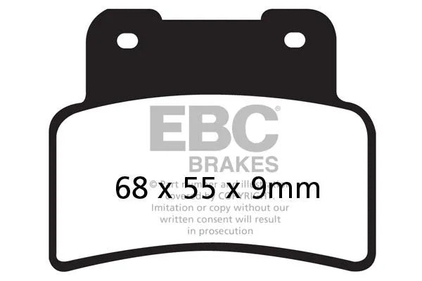 Ebc Sfa-hh Sintered Scooter Bromsbelägg - Fram