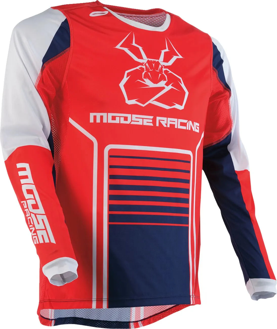 Moose Offroad Agroid Jersey - Blue/Red/White