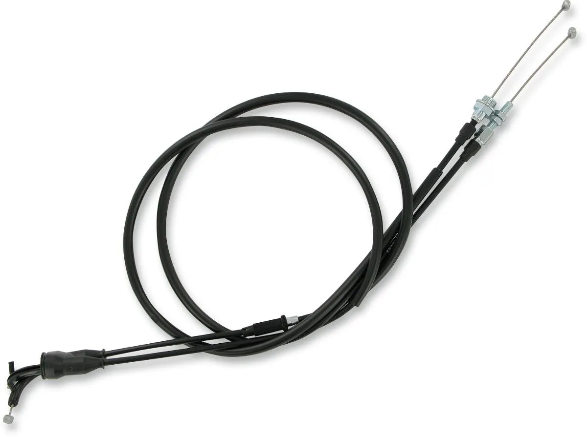 PARTS UNLIMITED Black Vinyl Throttle Cable for Motorcycle