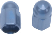 Barnett Custom Valve Stem Caps, Blue Anodized