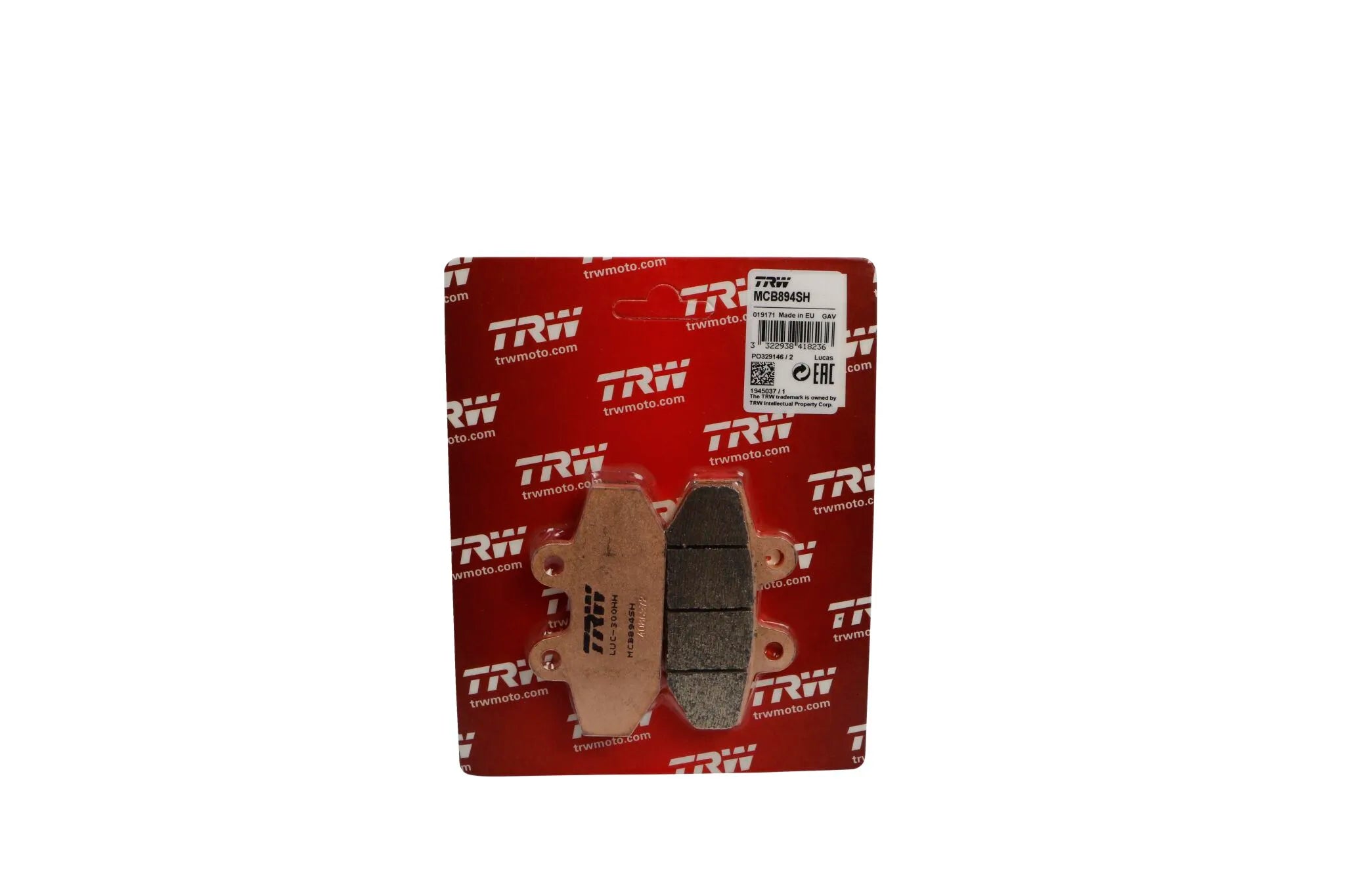 Trw Sh Series Sintered Bakre Bromsbelägg - Bak