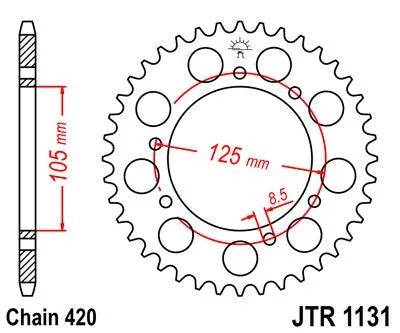 Jt Sprockets Steel Rear Sprocket 62t