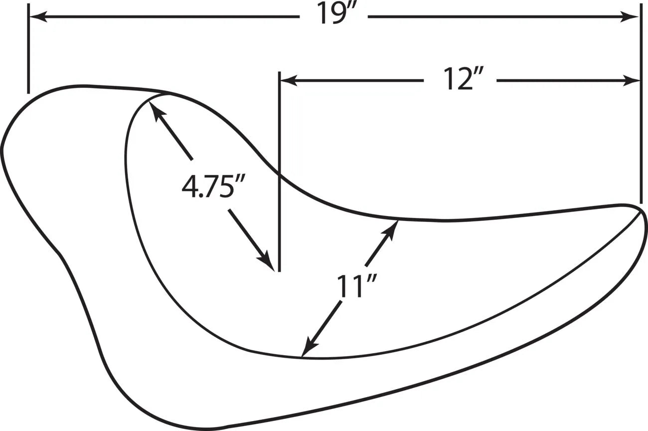 Drag Specialties Solo Seat - Black Leather Vinyl - For Harley Davidson