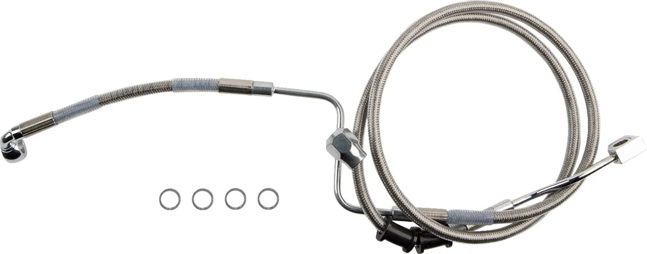 Drag Specialties Bakre bromsledning för ABS-system