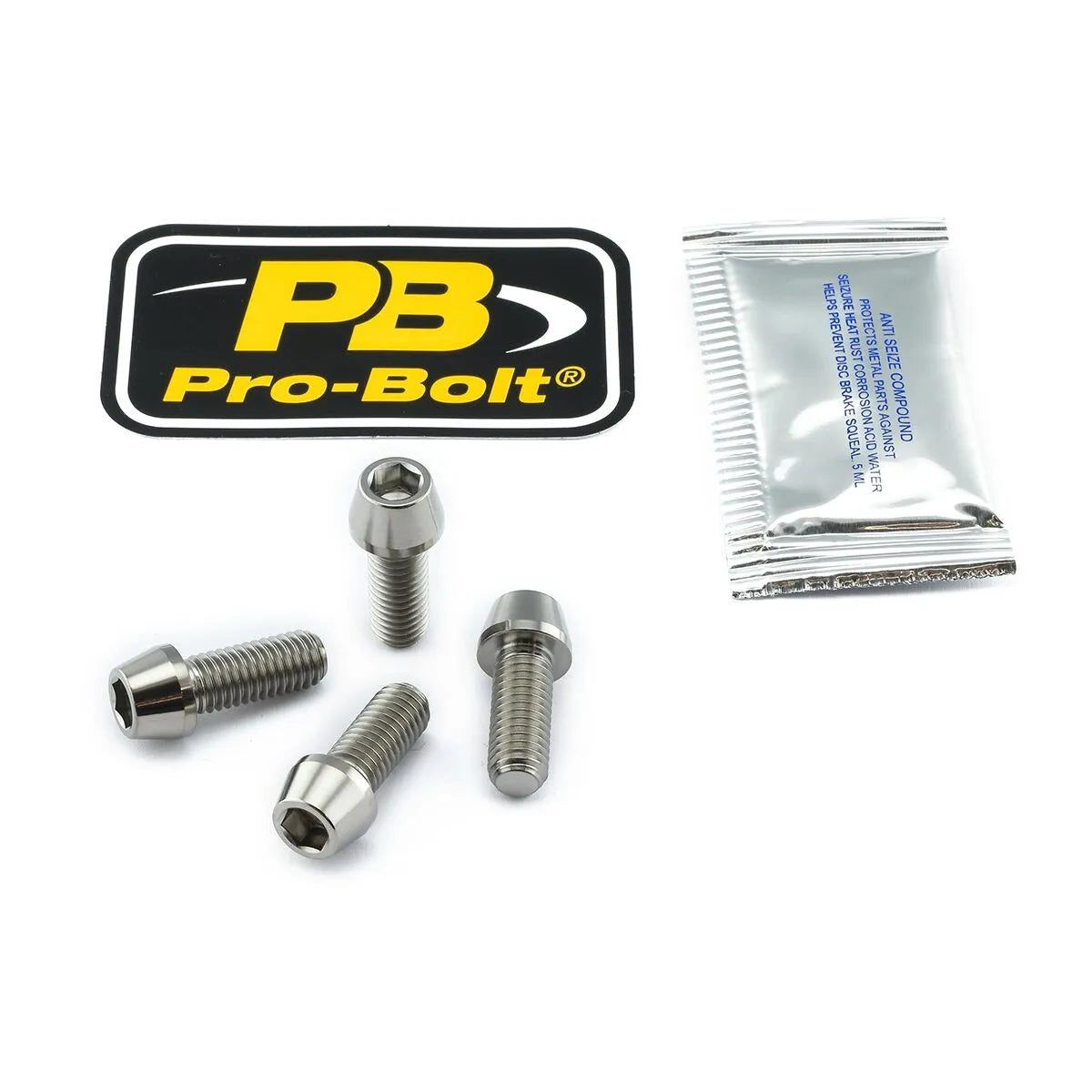 Pro Bolt Titanium Clip-on/handle Bar Mount Bolt Kit