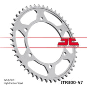 Jt Sprockets Rear Sprocket - Black Zinc Finish