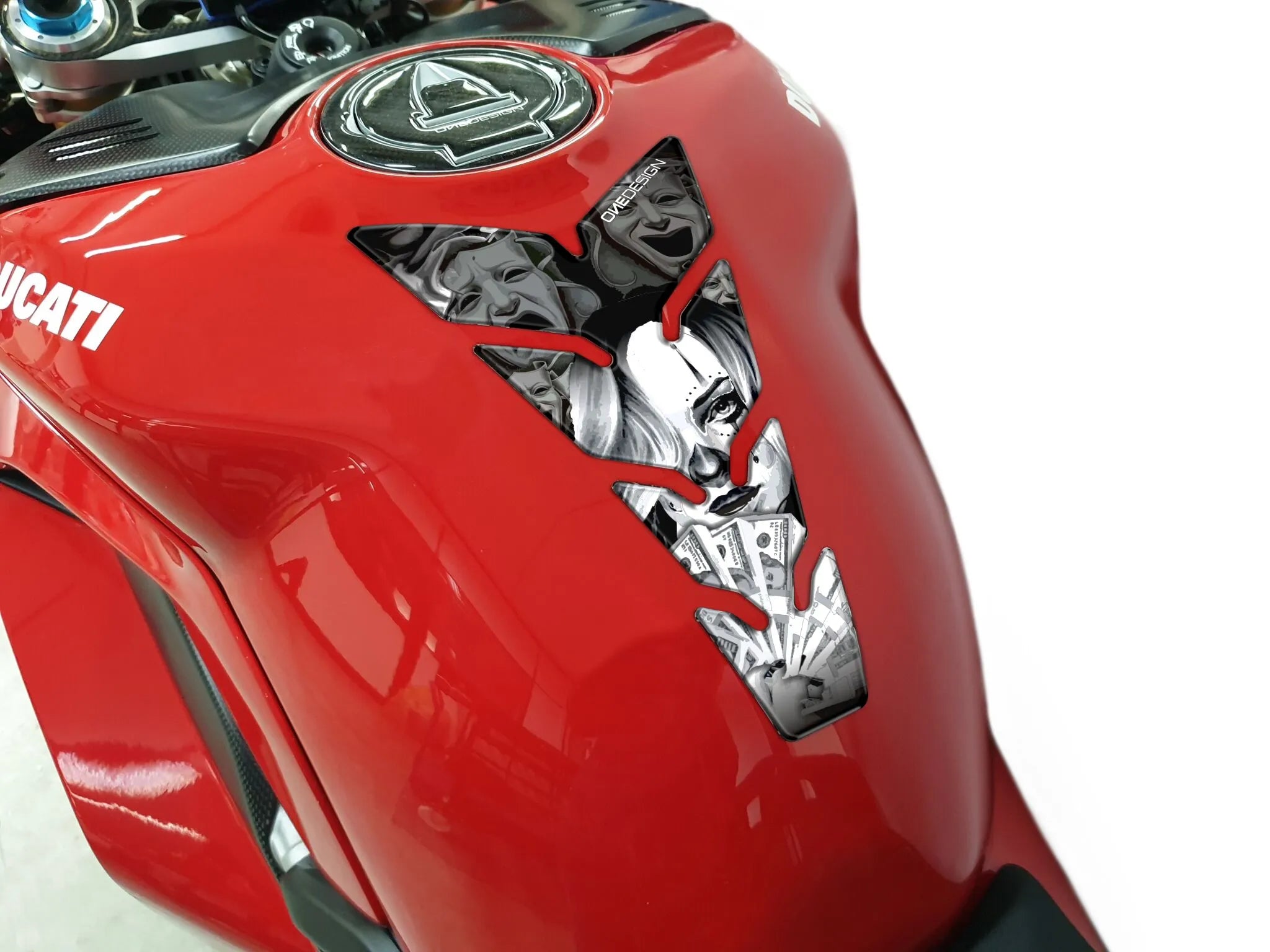 Onedesign Resin Tank Pad For Sport/touring Bikes