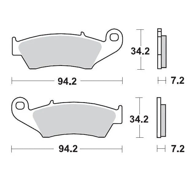 Moto-master Nitro Sport Brake Pads - Front