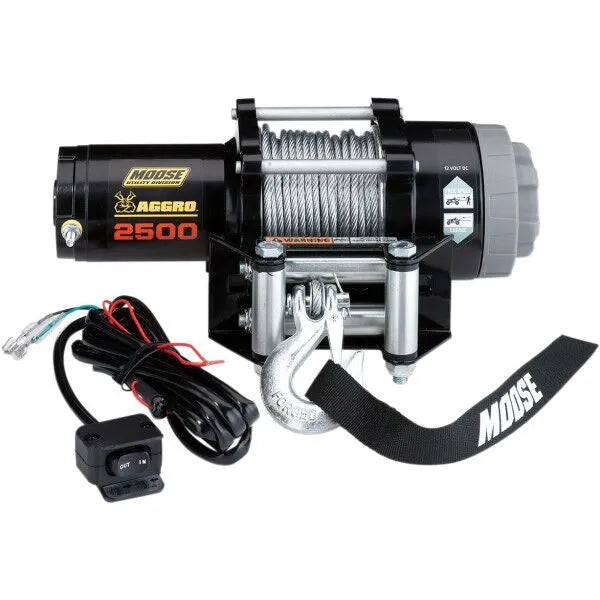 Moose Offroad Aggro 2500 lb UTV Winch