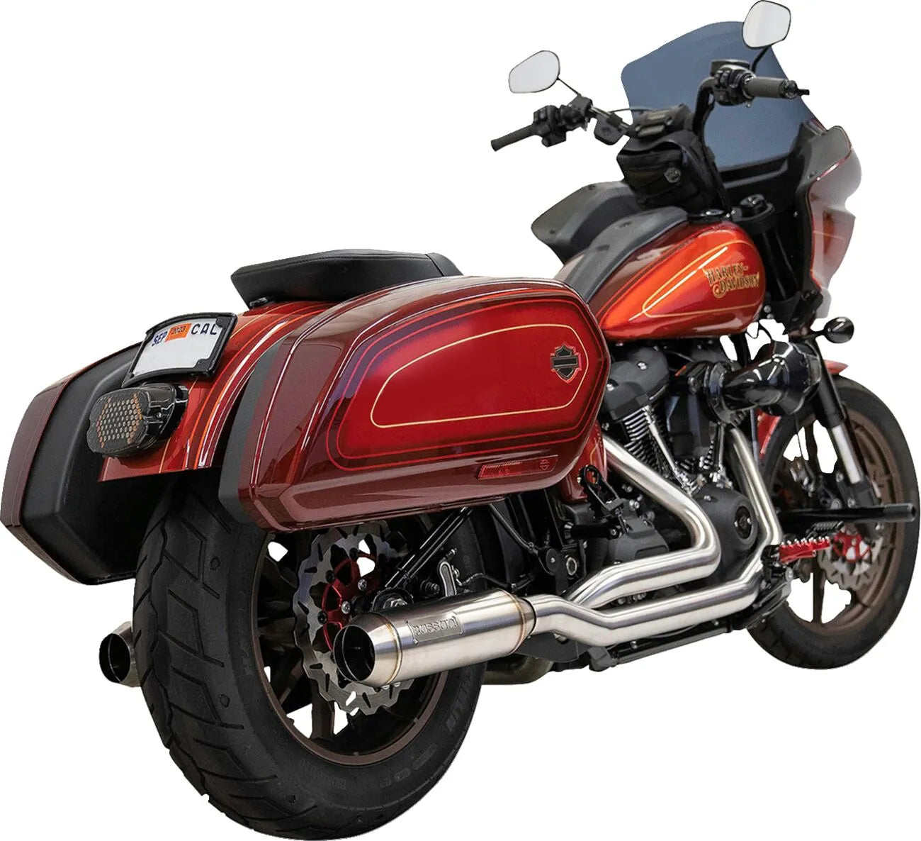 Bassani Xhaust True Dual Avgassystem med 4" Ljuddämpare