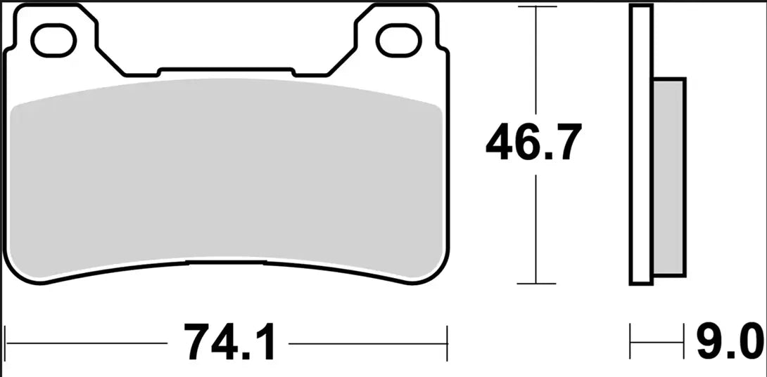 Brembo Xtra Line Sr Sintered Brake Pads