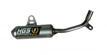 Hgs 2-stroke Silencer Aluminum Body Steel End Cap