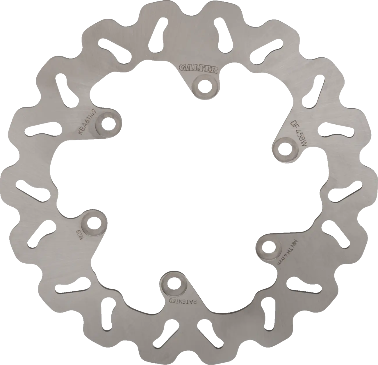 Galfer Brake Rotor For Motorcycle - Stainless Steel - Rear