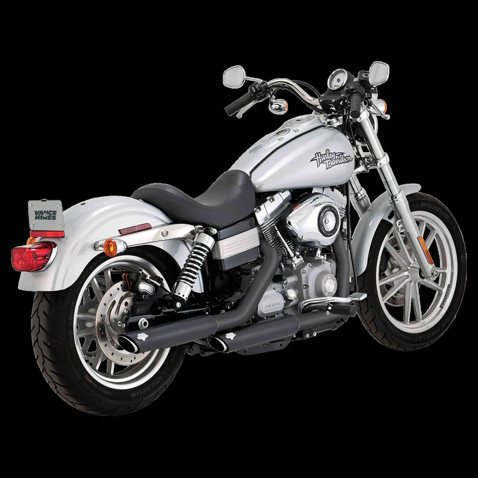 Vance & Hines Twin Slash 3" Slip-On Avgasrör