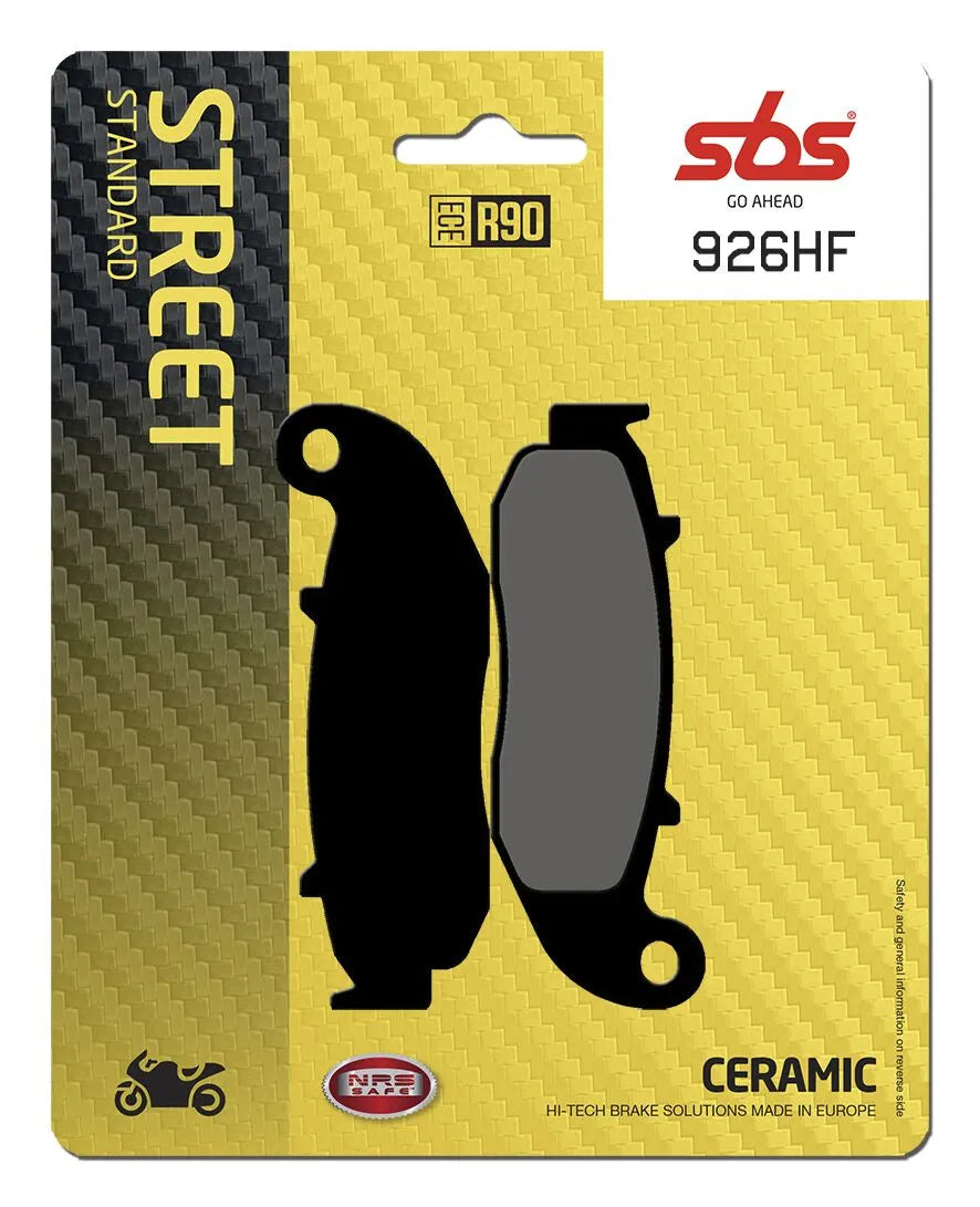 Sbs Hf Street Ceramic Organic Bromsbelägg - Fram