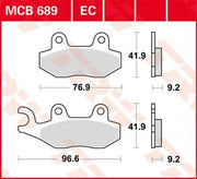Trw All Round Sintered Metal Brake Pads - Front
