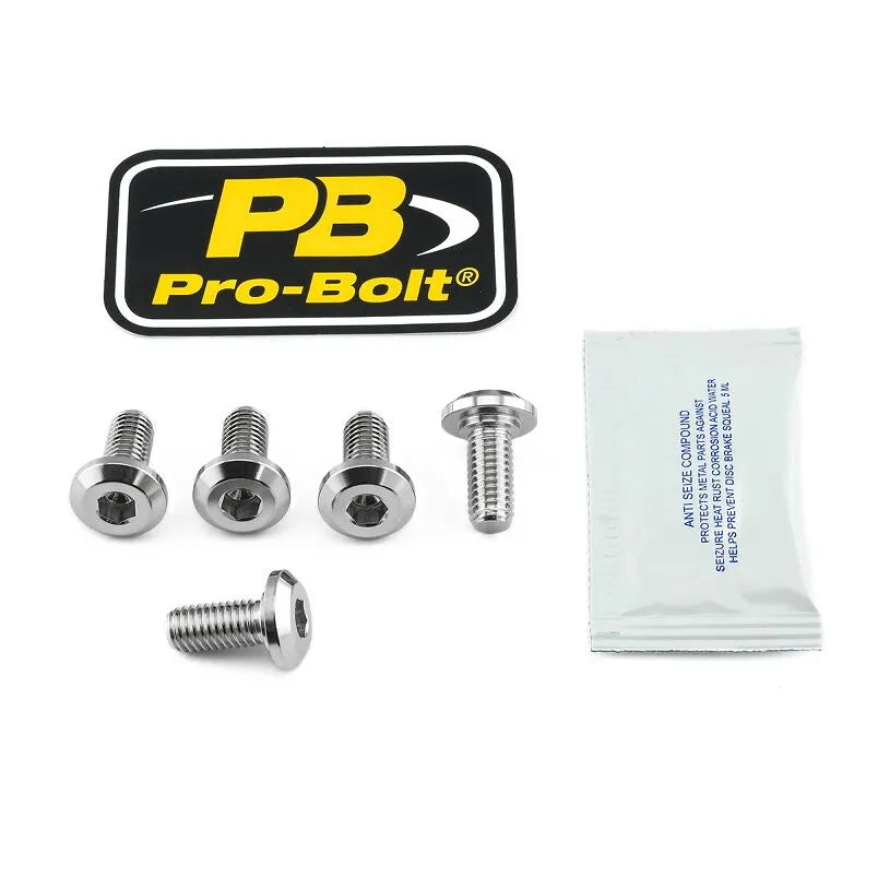 Pro Bolt Rostfritt Stål Broms bromsskiver Monteringsbult Kit
