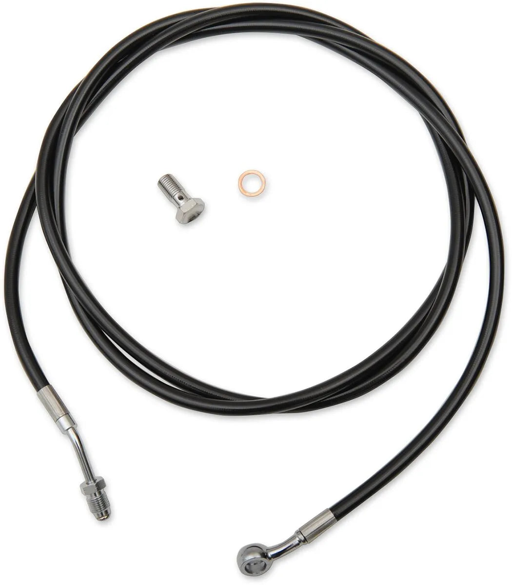 La Choppers Black Vinyl Clutch Cable for Ape Hangers