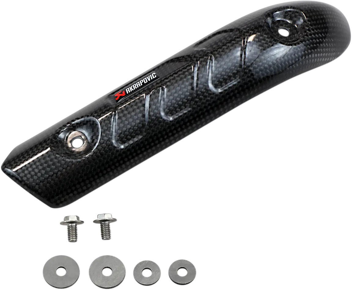 Akrapovic Värmesköld för Avgasrör - Kolfiber Svart