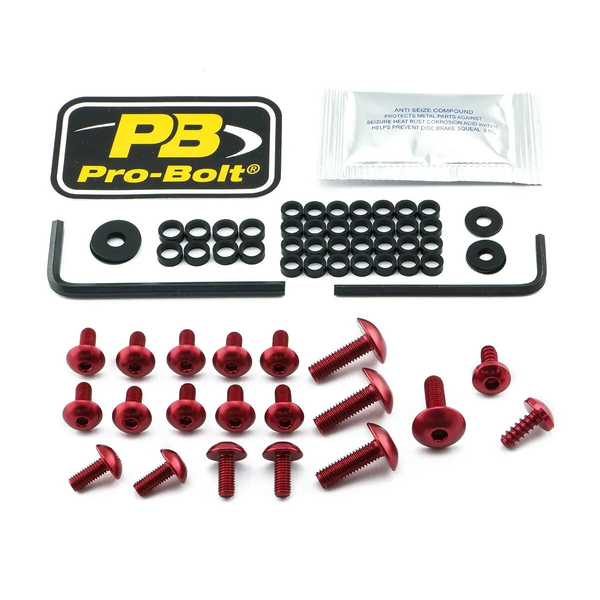 Pro Bolt Aluminium Fairing Bolt Kit For Yamaha