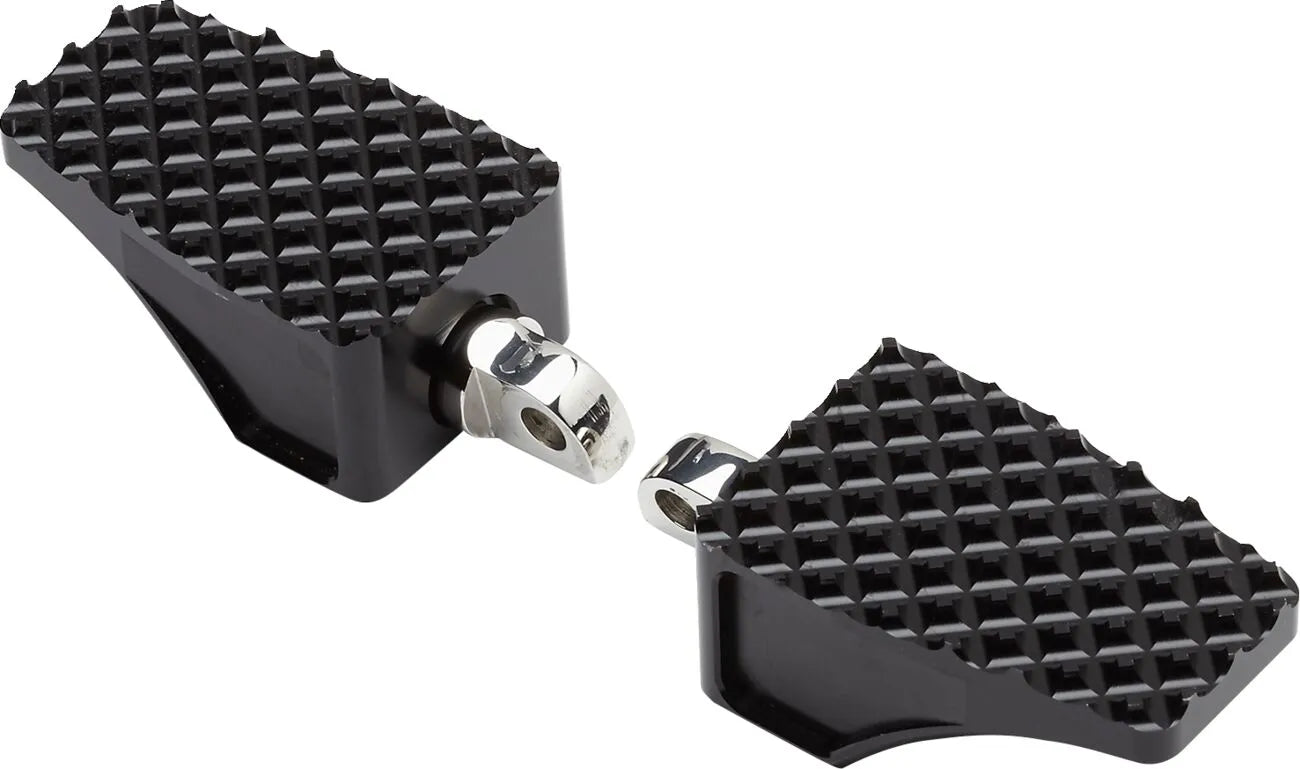 La Choppers County Line Foot Pegs - Black Anodized