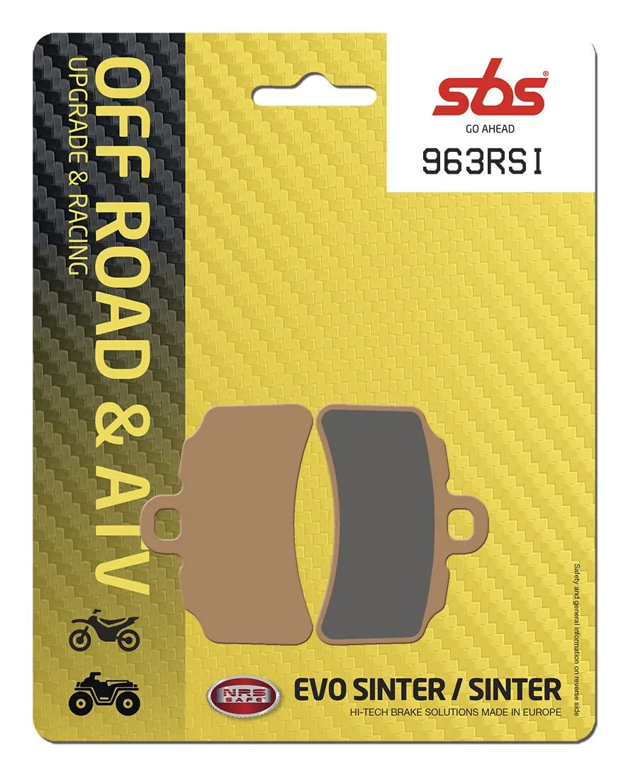 Sbs Rsi Offroad Racing Sintered Brake Pads - Front