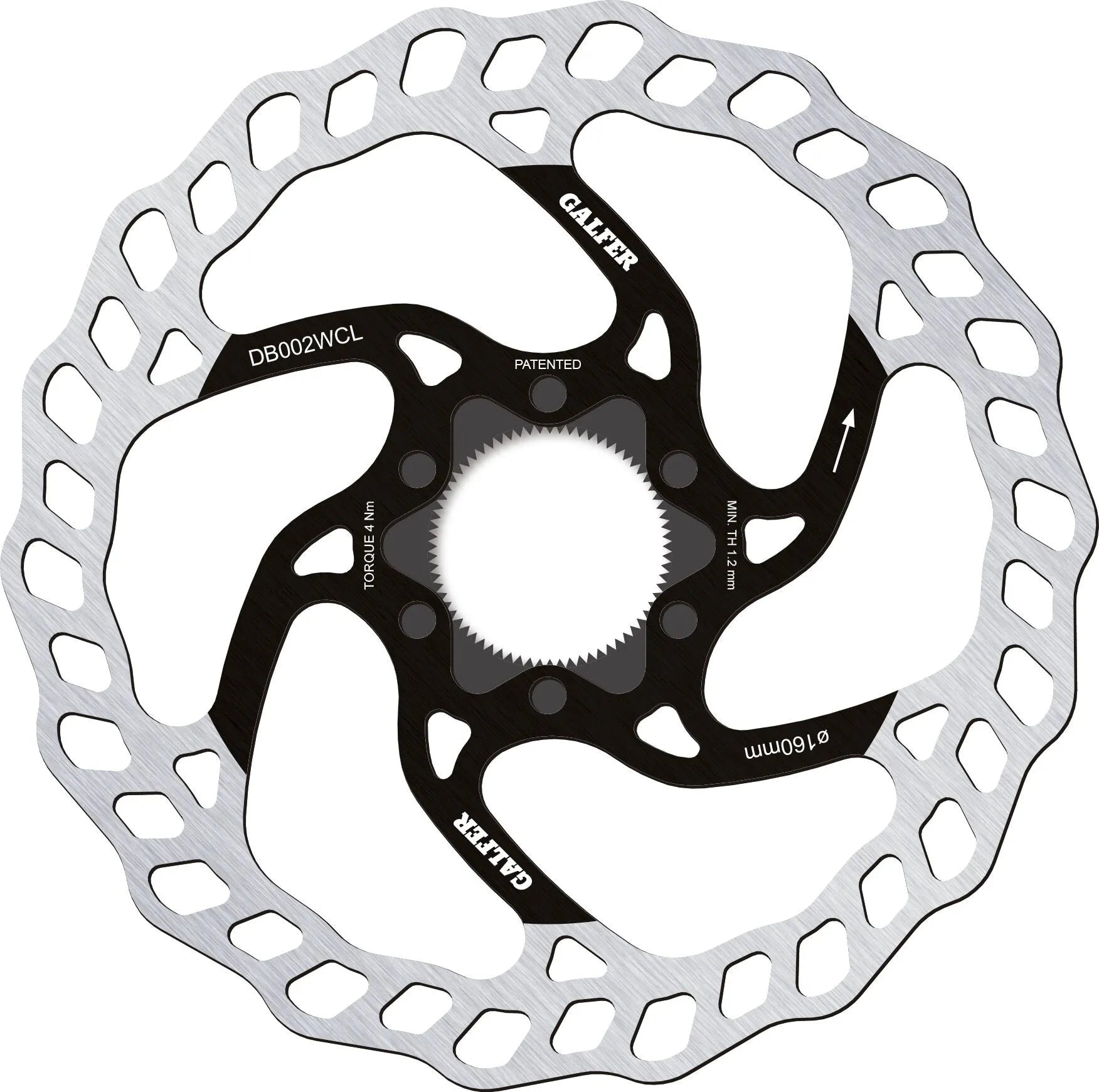 Galfer Wave Brake Rotor for Center-Lock