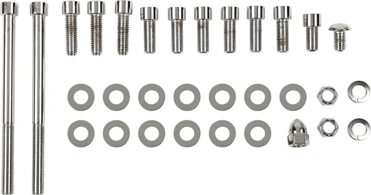 Drag Specialties Smooth Motor Mount Bolt Set for HD Softail