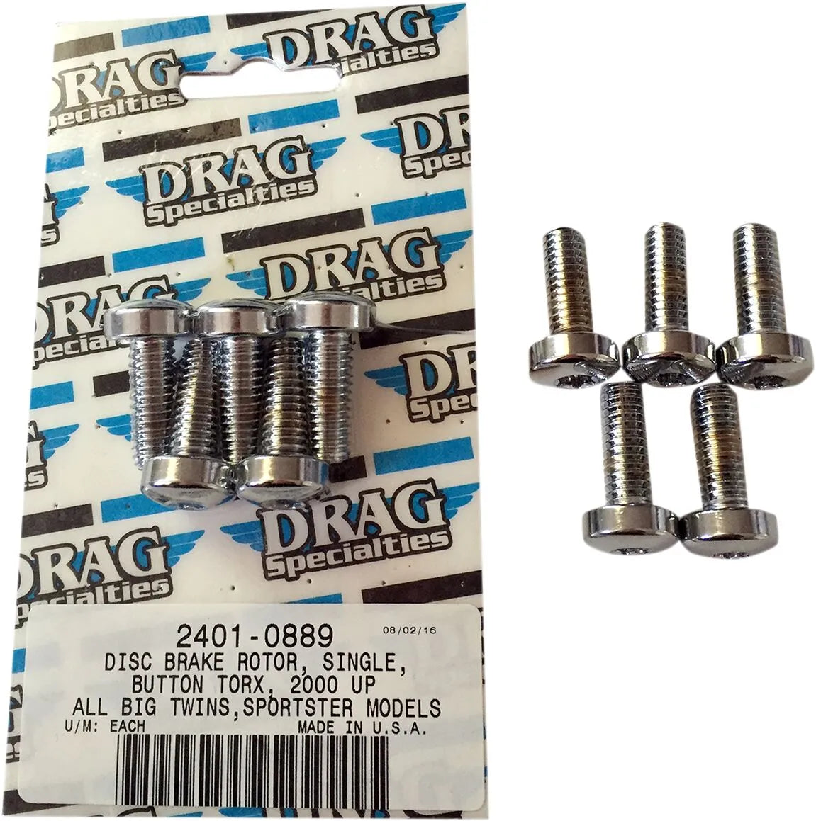 Drag Specialties Monteringssats för skivbromsnav - Fram