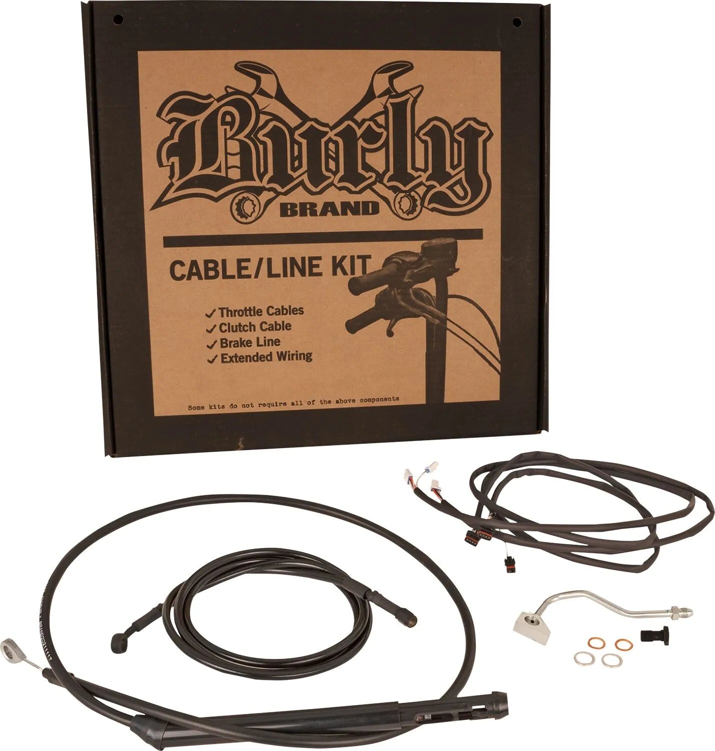 Burly Brand Touring Model Kontroll Kit För 15" Styre