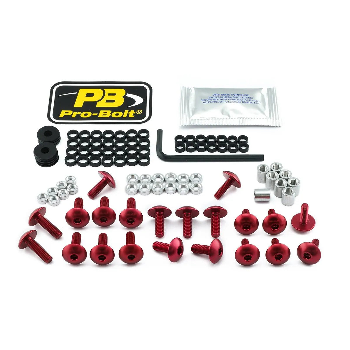 Pro Bolt Aluminium Fairing Bolt Kit For Suzuki