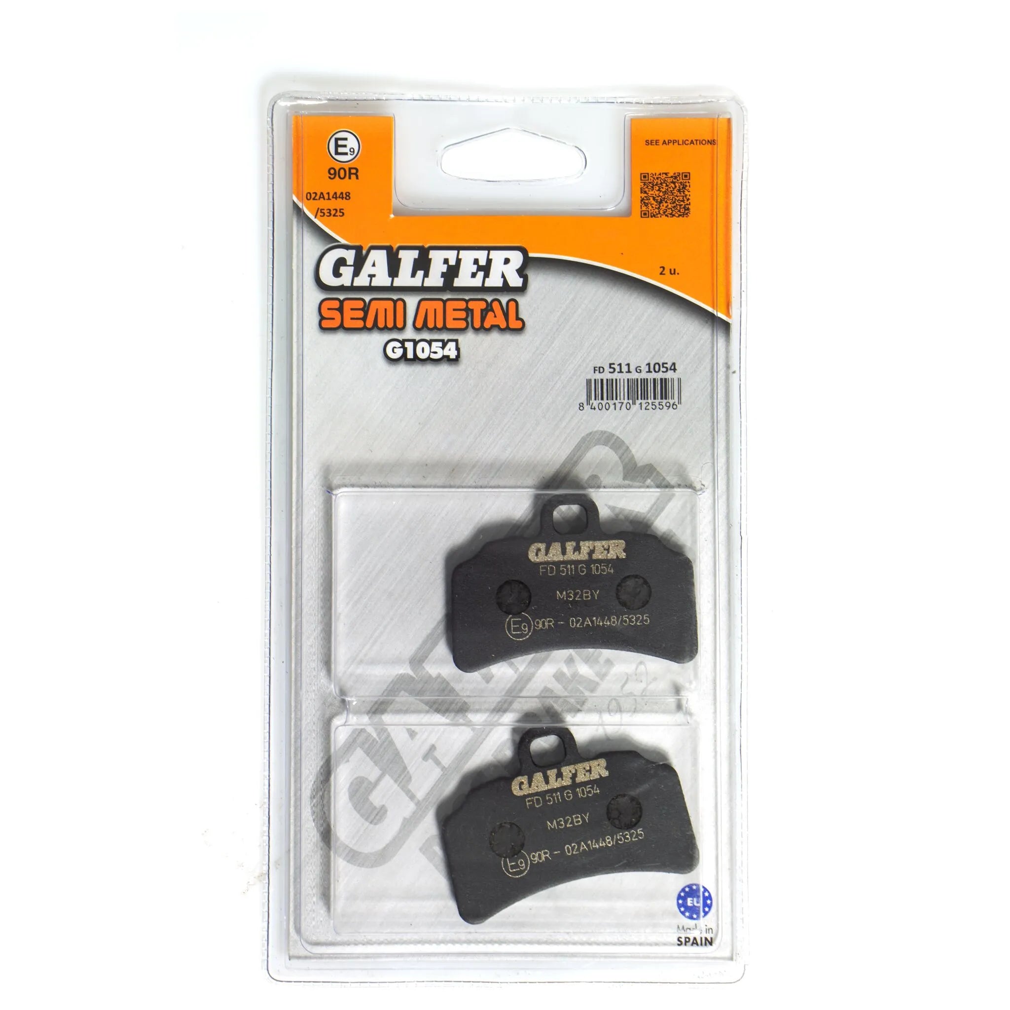 Galfer Semi-metallic Bromsbelägg - Mångsidig Prestanda - Fram