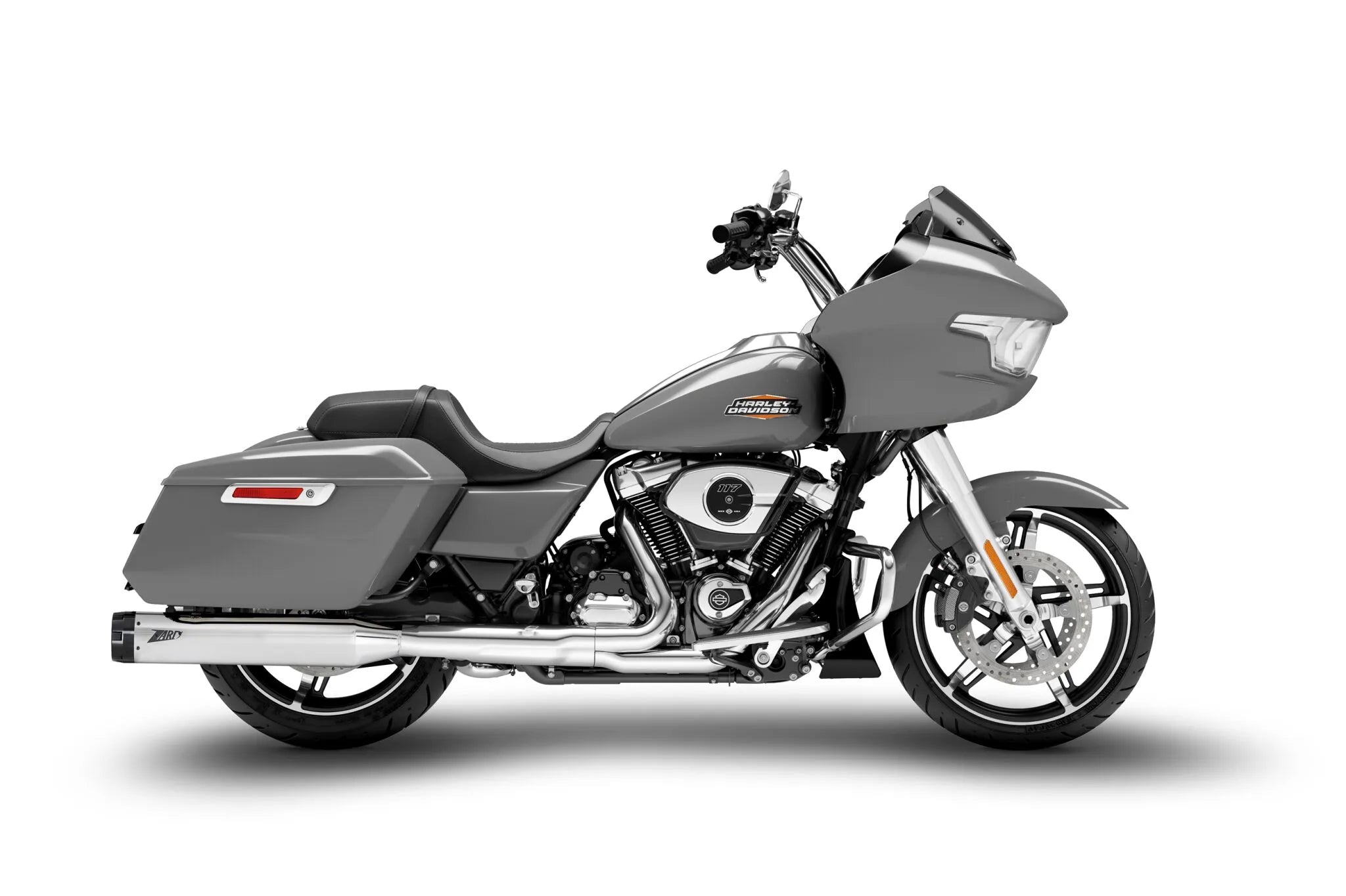 Zard 4.5" Slip-ons Muffler For Hd Grand American Touring - ECE Street Legal Approved