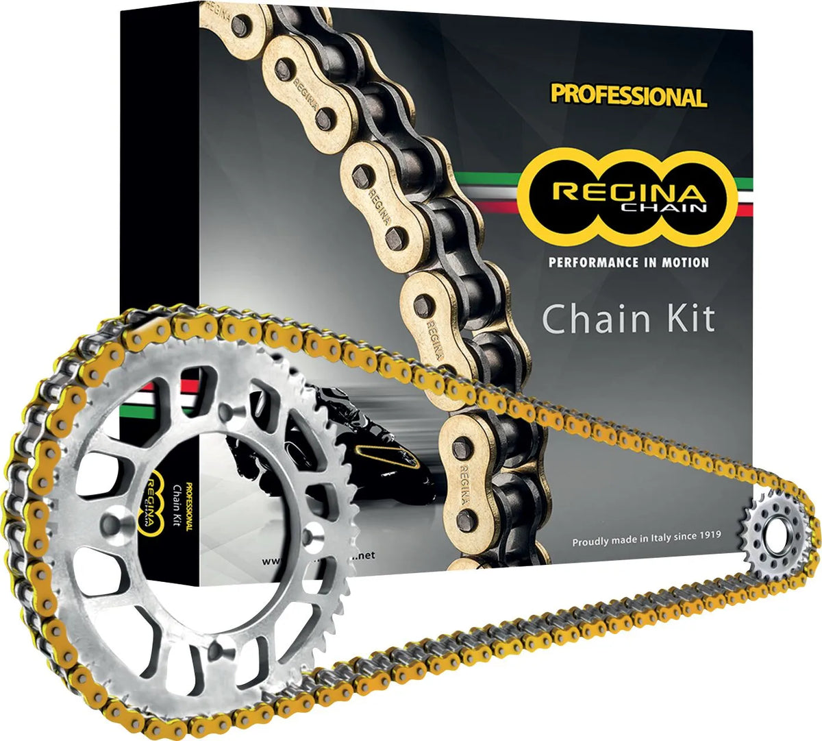 Regina ZRT 520 Chain and Sprocket Kit Gold for Yamaha MT-07