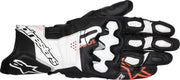 Alpinestars Gp Plus R V3 Leather Gloves - Black/White/Fluorescent Red