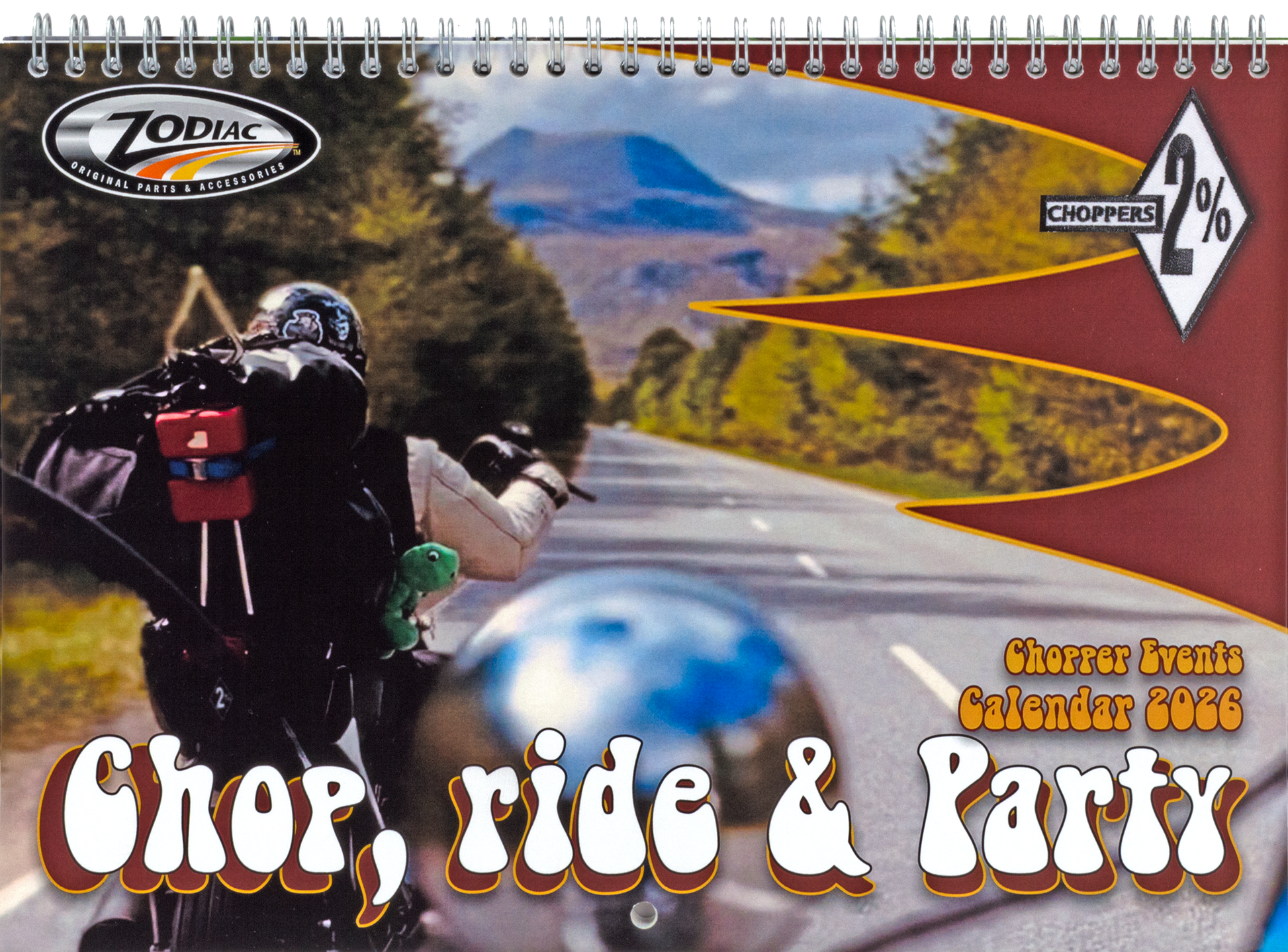 Chop, Ride & Party 2026 Calendar – Helmets