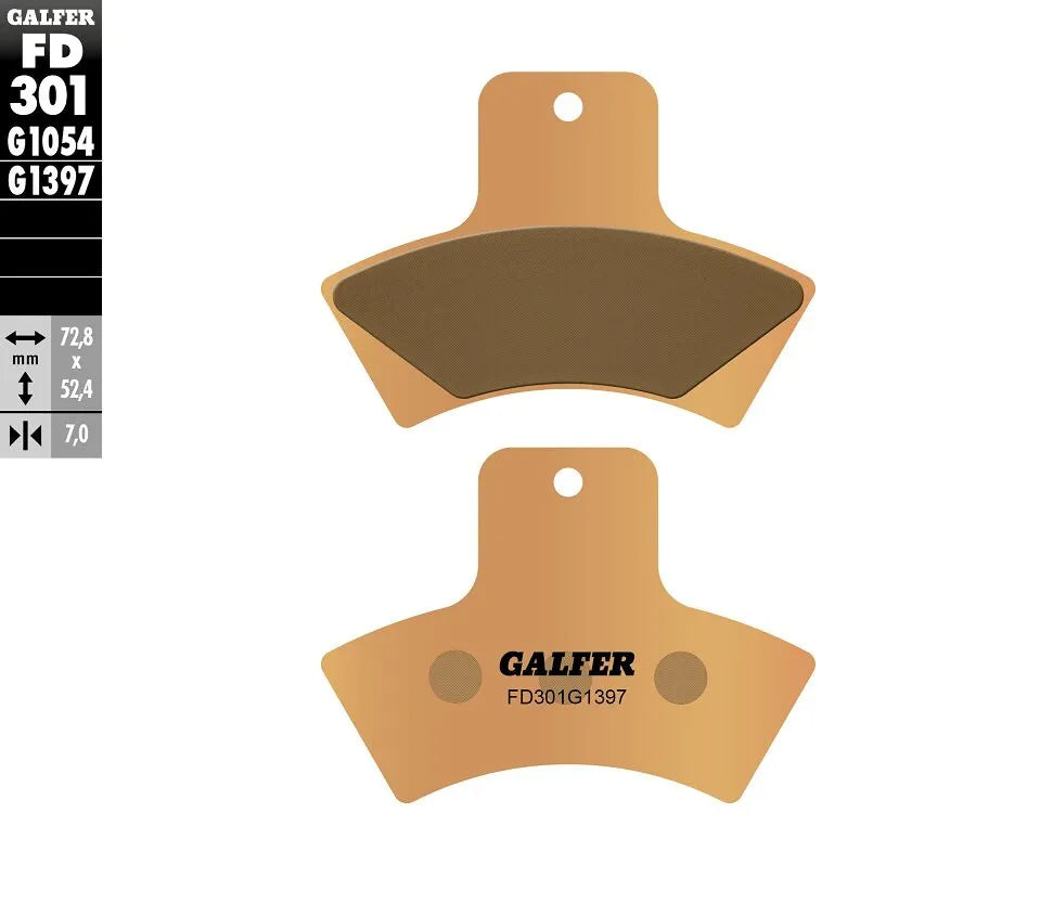Galfer Hh Sintered Brake Pads - Rear