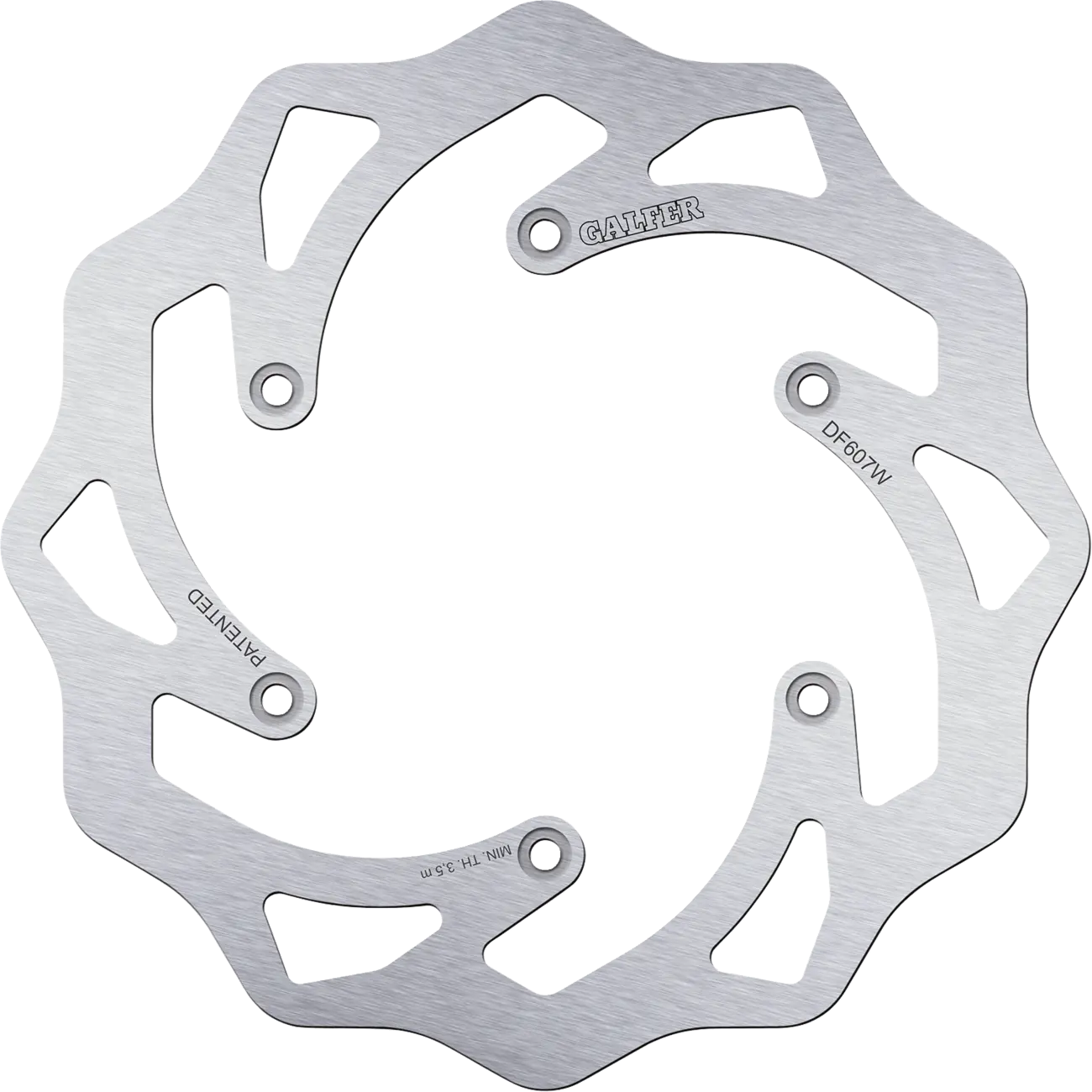 Galfer Brake Rotor For Motorcycle - High Carbon Stainless Steel - Rear