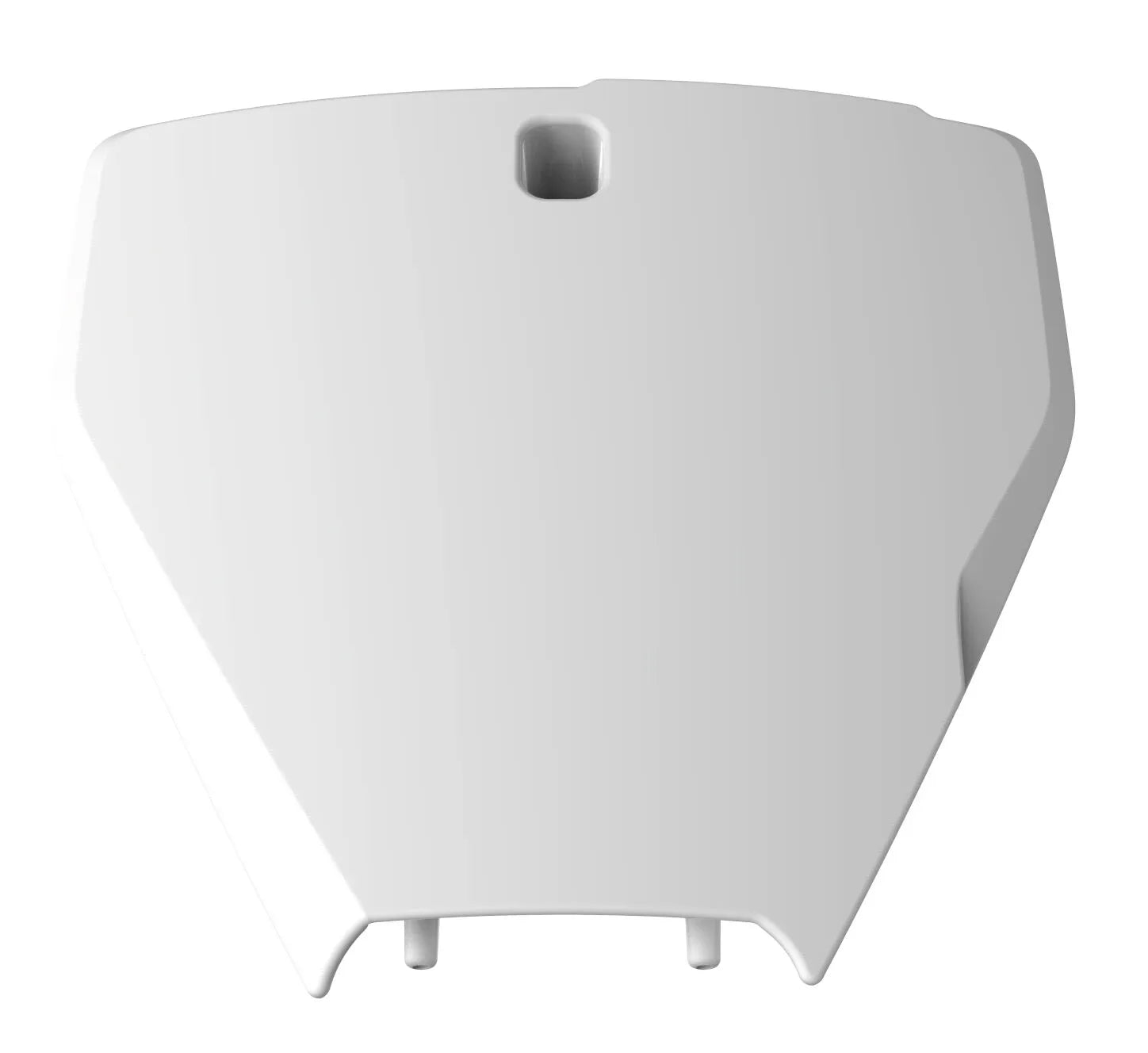 Polisport Front Number Plate - White