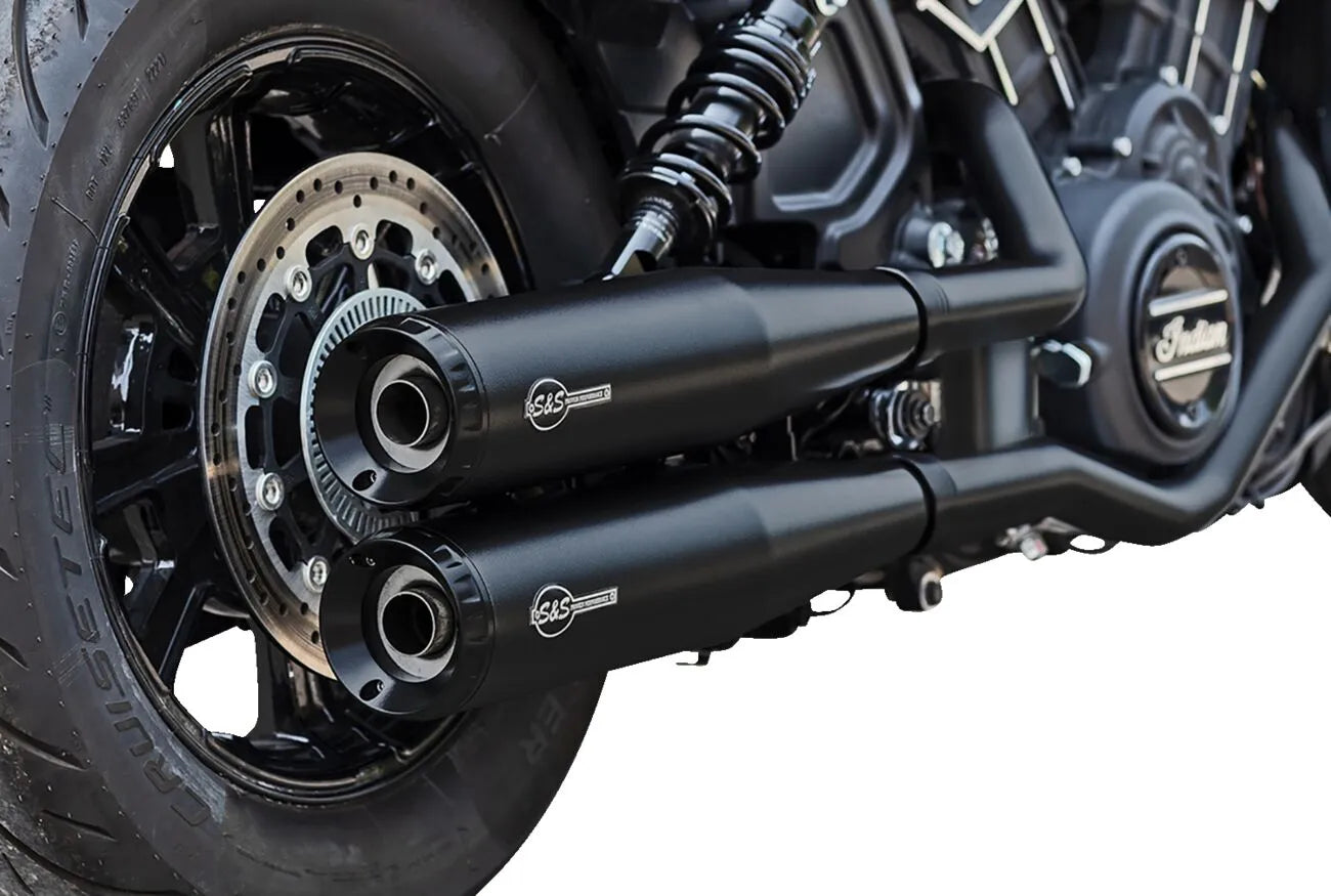 S&S Cycle Grand National Slip-On Avgasrör För Indian Scout