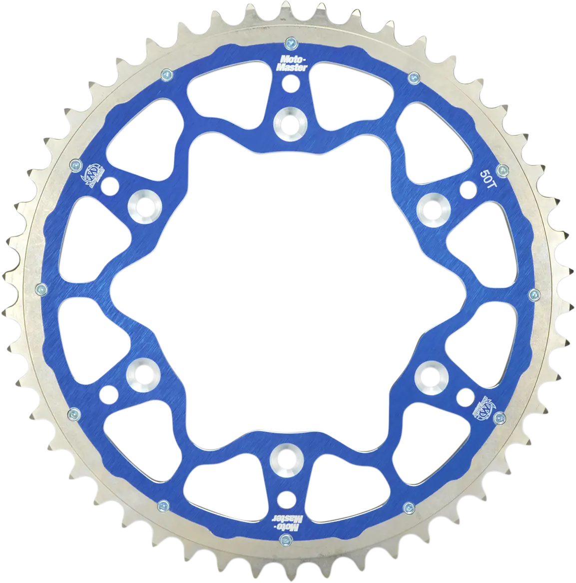 Moto-master Fusion Dual Rear Sprocket 50t Blue