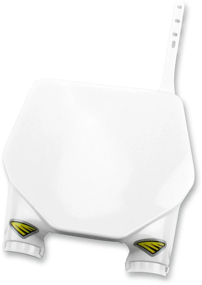 Cycra Stadium Number Plate For Dirt Bikes (White)