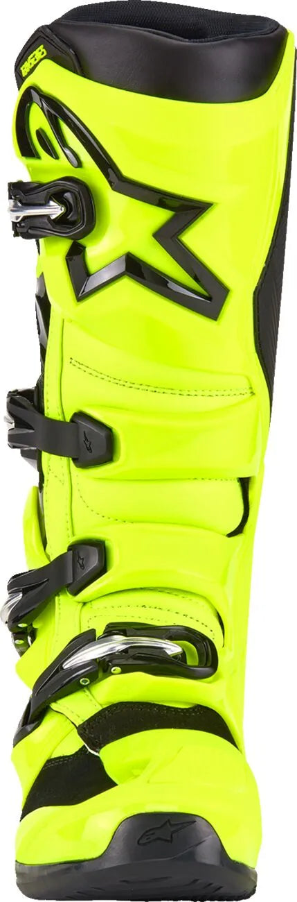 Alpinestars Tech 7 Boots Yellow Fluo Black