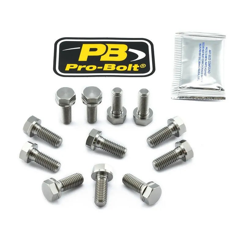 Pro Bolt Titanium Bromsok Rotor Monteringsbult Kit
