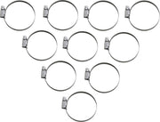 Parts Unlimited Embossed Stainless Steel Hose Clamps 40-60mm