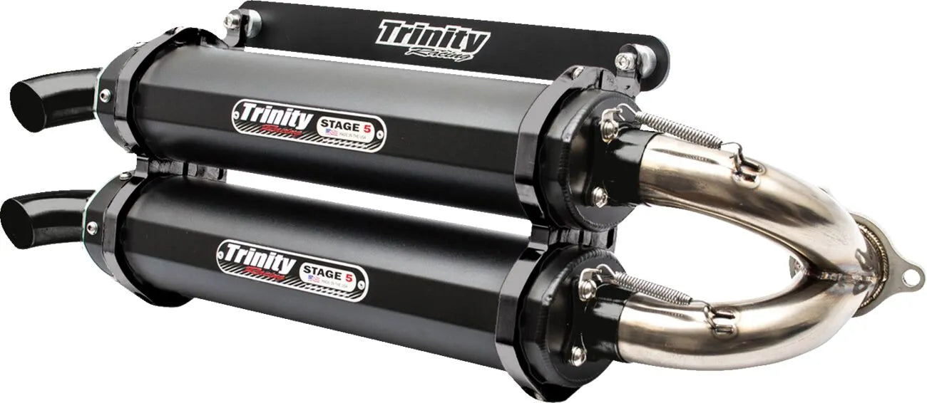 Trinity Racing Stage 5 Slip-On Dubbel Avgasrör